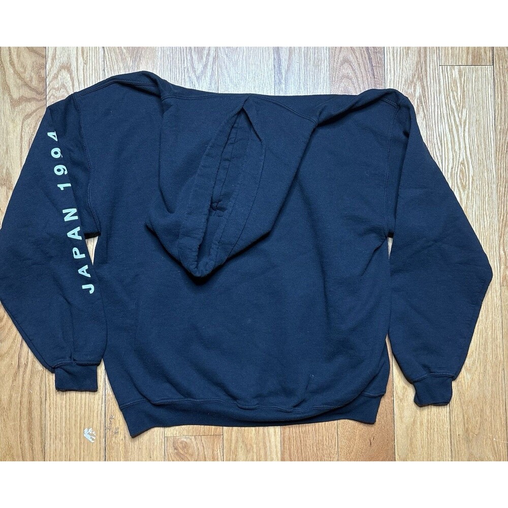 Sony PlayStation Men’s “Japan 1994” Black Graphic Hoodie Size Large VTG Style - Picture 6 of 8